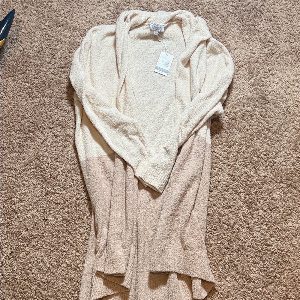 Mud Pie Cream and Tan Women's Cardigan